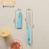 Cuchillo de acero inoxidable para frutas, pelador portátil y fácil de transportar, ideal para cortar verduras de cocina doméstica y complementar alimentos para bebés.