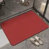 Alfombrilla absorbente de alta calidad para el suelo del baño, alfombrilla engrosada de tierra de diatomeas antideslizante de secado rápido para baño, inodoro y entrada de baño