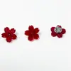 Botões de Flor Pequena Fresca Imitando Concha Botões de Flor de Cinco Pétalas de Acetato Decoração para Camisa Cardigã Suéter Vestido