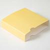 Caixa de joias de filme PE amarelo limão fresco, emblema, moeda comemorativa, relógio, pulseira, colar, caixa de exibição, caixa de armazenamento