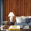 Fábrica de Origen Patrón Vintage Grano de Madera Pared Fondo del Hogar Papel Tapiz Autoadhesivo Pegatinas de Pared Papel Tapiz Decorativo para Renovación