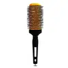 Peine de Peluquería Salón de Belleza Cabello Cerámica Laca Rodillo de Aluminio Conductividad Térmica Cerdas Peinado Suave Peine Rizador