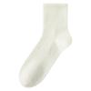 Calcetines de lana cálidos de otoño para hombre, calcetines antibacterianos autocalentables de tubo medio 7A, calcetines de otoño e invierno a prueba de olores con patrón vertical para hombre.