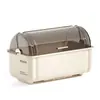 Estante de Cuencos de Lujo Ligero Estante de Almacenamiento para Cuencos y Palillos de Cocina Multifuncional para el Hogar con Tapa Estante de Secado a Prueba de Polvo Estante de Almacenamiento Caja de Almacenamiento para Gabinete de Cuencos