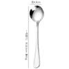 Acero inoxidable 304 1010 cuchara redonda cuchara para arroz cuchara para café cuchara para helado cuchara para té suministro directo de fábrica logo láser