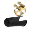 Accesorios para saxofón saxofón alto boquilla de flauta de baquelita abrazadera de metal sombrero tapa de boquilla de flauta de saxofón alto