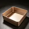 Molde Antiguo Temprano para Pastel Altura 8cm Molde para Hornear de 9 Pulgadas Fondo Sólido Molde para Galletas Cuadrado Utensilios de Horno Herramientas de Horneado Qifeng