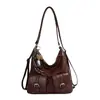 Moda Estilo Coreano Bolso Versátil de un Hombro Simple Moda 2026 Otoño Nuevo Llegada Gran Capacidad Bolso Tote para Viajes Cotidianos Mochila
