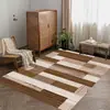 Transfronteiriço Geométrico Moderno Linha Nórdico Simples Doméstico Dornier Superfície Tapete Sala de Estar Mesa de Centro Quadrado Área ao Lado da Cama