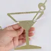Banners de Coquetel Temáticos de Martini para Fronteira, Decorações de Festa de Aniversário de Martini, Suprimentos de Atmosfera