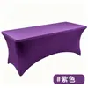 Mantel rectangular elástico transfronterizo 4FT6FT cubierta de mesa elástica de comercio exterior mantel elástico para conferencia boda banquete personalizado