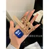 Relógio de Couro com Coração de Metal Popular do Xiaohongshu Adequado para Iwatch10 Relógio Apple 9876 Pulseira Pulseira de Relógio Pequena Fragrância