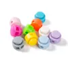 Fivela de Mola Colorida Pequena de Furo Duplo Fivela de Mola Plástica para Corda Fivela de Aperto Cordão de Mochila Ajuste Elástico Fivela de Corda Fixa