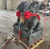 Par de Unicornios tallados en piedra como guardianes para la entrada del patio del hotel, Unicornio de piedra con garras y pezuñas de dragón, Unicornio de piedra azul