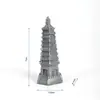 Pedra Paisagística Musgo Micro-Paisagem Artesanato em Resina Estátuas de Buda Religiosas Pedras Falsas Ornamentos de Paisagismo Decorações Culturais e Criativas