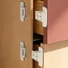 Cerrador de Puerta de Refrigerador, Cerradura de Seguridad para Cajones de Gabinete, Cerradura de Puerta Corredera, Cerradura de Puerta de Refrigerador sin Taladro, Pestillo a Prueba de Bebés