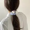 Linda Diadema de Gatito a Cuadros Dulce Chica Ins Chica Suave Banda para la Cabeza de Intestino Delgado Coleta Cuerda para el Cabello de Goma Simple Accesorios para el Cabello