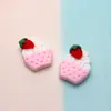 Pastel de Donut de Queso pegamento de crema funda de teléfono diy accesorios de resina de belleza pasador cuerda para el pelo material de accesorios para el cabello