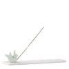 Adorno de Cerámica con Inserto de Fragancia de Conejo Estilo Chino Creativo para Hogar Interior Soporte para Incienso de Línea Conejo de Jade Festival del Medio Otoño Regalo de Año Nuevo