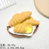 Tamanho Grande - Cesta de Pão Pintada Torrada Resina Acessórios Cola Creme DIY Ímã de Geladeira Caixa de Armazenamento Chaveiro Atacado