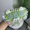 Ju Jingyi y Hou Mingyi Colgante Terminado Reflectante DIY para Fans Mercancía de Celebridades Texto Creativo Nombre Fieltro Lindo