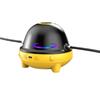 Máquina de saltar la cuerda inteligente para adultos y niños, divertida máquina de saltar la cuerda con control remoto eléctrico, conteo electrónico automático y música Bluetooth.