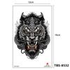 Atacado Spot Adesivos de Tatuagem Temporária Totem Leão Dragão Chinês Borboleta À Prova d'Água e Suor Fornecimento Transfronteiriço Spot Agora