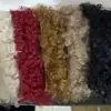 Tecido de Lã de Cordeiro Espessado Médio com Gradiente, Tecido de Lã de Cordeiro Cor Sólida Tie-Dye para Brinquedos, Roupas Infantis e Roupas de Exterior