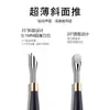 Empujador de Cutículas de Acero Inoxidable Estilo Ruso de Alta Calidad con Mango Negro para Eliminar Piel Muerta, Empujador de Cutículas, Herramienta para Retirar Uñas Venta al por Mayor