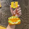 Monedero de Garfield para comida Exquisito llavero Colgante de bolsa Genuino Popular IP Pequeño regalo Pareja Pequeño regalo
