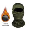 Máscara táctica de camuflaje de terciopelo de invierno, cálida, resistente al viento, para montar en motocicleta, pasamontañas