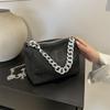 Bolso pequeño con cadena para mujer, primavera 2024, bandolera de hombro combinable, estilo coreano, informal, de nicho.