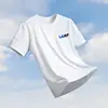Camiseta de Manga Curta de Seda de Gelo para Verão 2026 para Homens, Nova Blusa Respirável para Esportes de Corrida com Manga Meia para Homens de Secagem Rápida