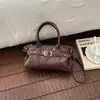 Bolsa retrô de alta qualidade para mulheres, nova bolsa de ombro única de nicho para o verão de 2026, grande capacidade, para o trabalho, transversal, bolsa de mão
