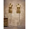 Nuevo maniquí femenino de papel kraft estilo coreano para escaparates de tiendas de ropa, maniquí de medio cuerpo diseñado específicamente para exhibir ropa de mujer