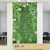 Pared Vegetal Simulada, Pared de Plantas Verdes, Accesorios de Decoración de Fondo de Césped para Exteriores y Interiores