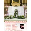 Pintura al Óleo Estilo Jardín Forma de Libro Mariposa Diseño de Banquete de Boda Compromiso Decoración Conjunto Elegante Pared de Fondo Tablero Kt Conjunto Completo