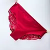 Ropa interior sexy de encaje europea y americana para mujer 40 hueca semitransparente de malla con refuerzo de algodón para mujer, bragas de encaje para niñas