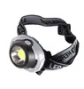 Lanterna de Cabeça Ultra Brilhante 3W para Astigmatismo, Lanterna Pequena para Corrida Noturna e Pesca, Luz para Ciclismo, Lanterna de Cabeça para Acampamento
