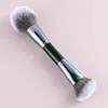 Super fornecimento de fábrica pincel de maquiagem de cabeça única dupla pincel para base pincel chanfrado para contorno pincel para sombra ferramenta de beleza para maquiagem pincel