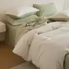 2026 Novo Conjunto de Roupa de Cama de Algodão Quatro Peças 100% Algodão Flanela Escovada Grau para Dormir Nu Lençol de Casa Capa de Edredom Classe A Estilo Simples