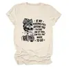 Si Mis Personalidades Amazon Ebay Sitio Independiente Camiseta de Manga Corta con Cuello Redondo de Moda y Única para Mujer