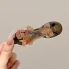 Pinza para el pelo de cuentas estilo coreano para mujer, pinza de tiburón elegante, pinza de torsión, accesorio para el pelo de Yiwu, pasador