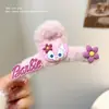 Osito de Mantequilla Lindo Pasador para el Cabello de Mujer Dibujos Animados de Felpa para Flequillo Lateral Pasador Ins Nicho Todo-partido Tocado Accesorios para el Cabello