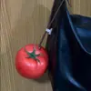 Tomate Pendente para Carro Interior de Carro Espelho Retrovisor Pingente Pingente Criativo para Alívio de Estresse Tomate Pingente para Mochila de Volta às Aulas
