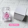Día de San Valentín Transfronterizo Acrílico Flor Preservada Regalo Romántico Caja Transparente de Anillo de Rosa para Novia Propuesta Venta al por Mayor