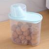 Potes Selados para Armazenar Grãos, Caixas de Armazenamento para Cozinha, Potes de Armazenamento Transparentes de Plástico de Grau Alimentício para Lanches e Alimentos Secos à Prova de Umidade, Vedação à Prova de Umidade