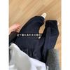 Pantalones de Mezclilla Azul Oscuro de Pierna Ancha para Mujer con Diseño de Cinturón de Moda, Nuevos Pantalones Rectos Adelgazantes de Cintura Alta de Estilo Americano de Nicho para Primavera y Otoño