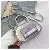 Bolsas Transfronteiriças para Mulheres Moda Primavera e Verão Bolsa Transversal Bolsa Quadrada de Mão 2025 Nova Textura Nicho Bolsa de Ombro Transversal Feminina