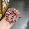 2026 Nuevo Scrunchie de Verano de Alta Gama, Alta Elasticidad, Exquisito con Pedrería para Mujer, Adecuado para Coletas Altas y Peinados de Moño